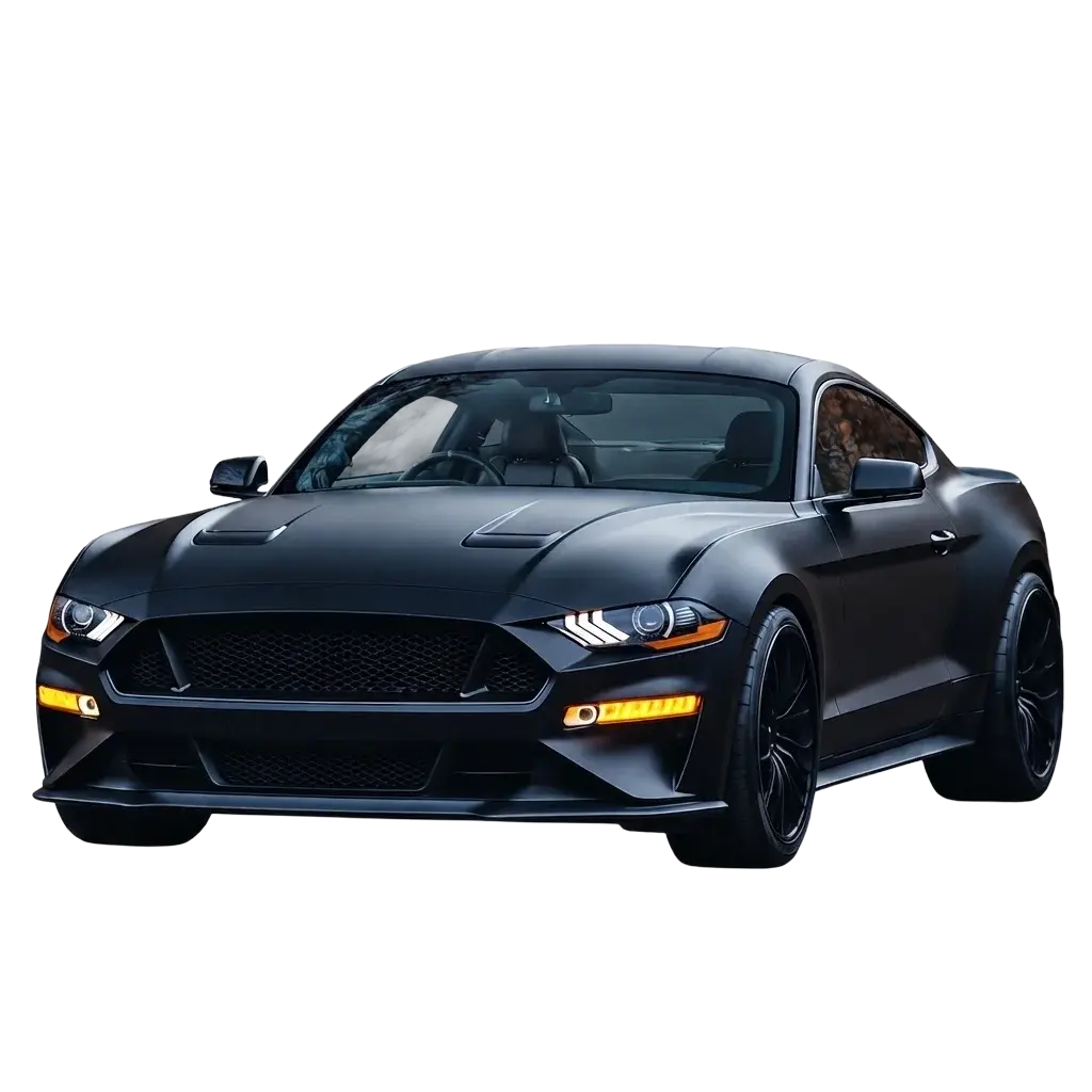 Black sports car